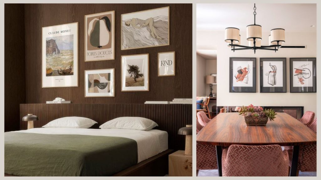 Design de Interiores: A Arte de Conjugar Quadros na Parede